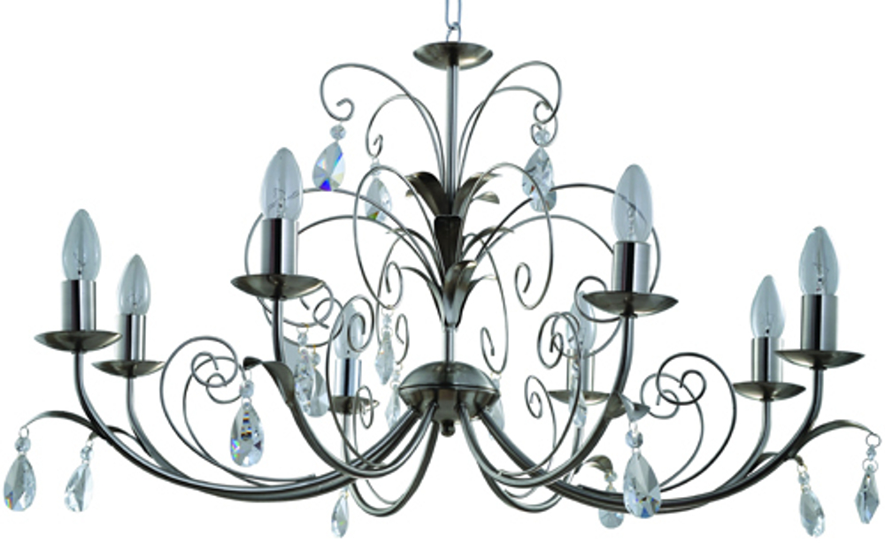 Люстра 835/8-Whitechrome