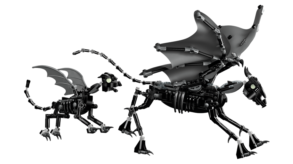 Конструктор LEGO Harry Potter 76458 Семья Фестралов, лего гарри поттер, волшебные существа, фигурки фестралов, Хогвартс, оригинал LEGO, подарок детям и фанатам