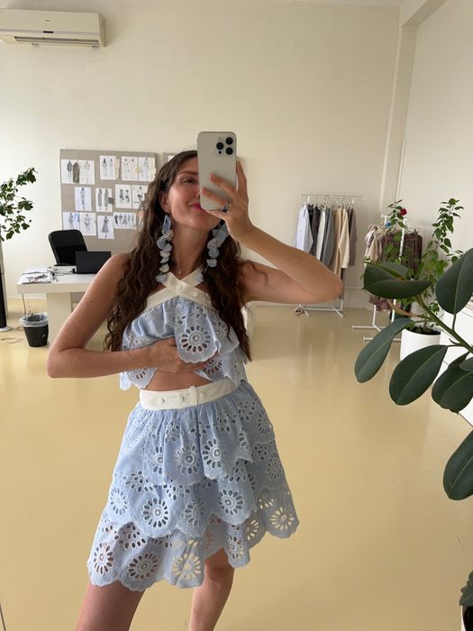 ЮБКА ТИНИ ГОЛУБОЙ