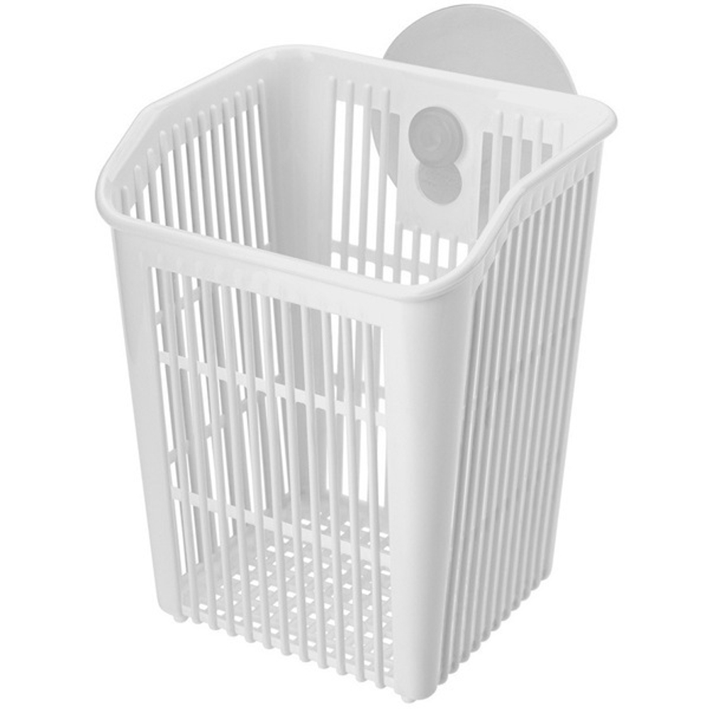 Держатель подвесной на присосе 9,4*9,5*12,1см «HELPER» белый