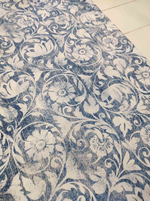 Дюспо (курточная ткань). Принт- Джинс абстракция, 2м