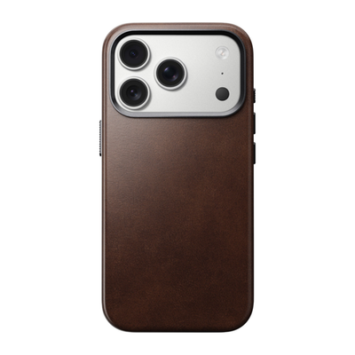 Кожаный чехол MagSafe Nomad Horween Traditional Leather Case для iPhone 17 Pro Гибридный чехол из натуральной кожи Horween с сенсорной накладкой для Контроллера камеры