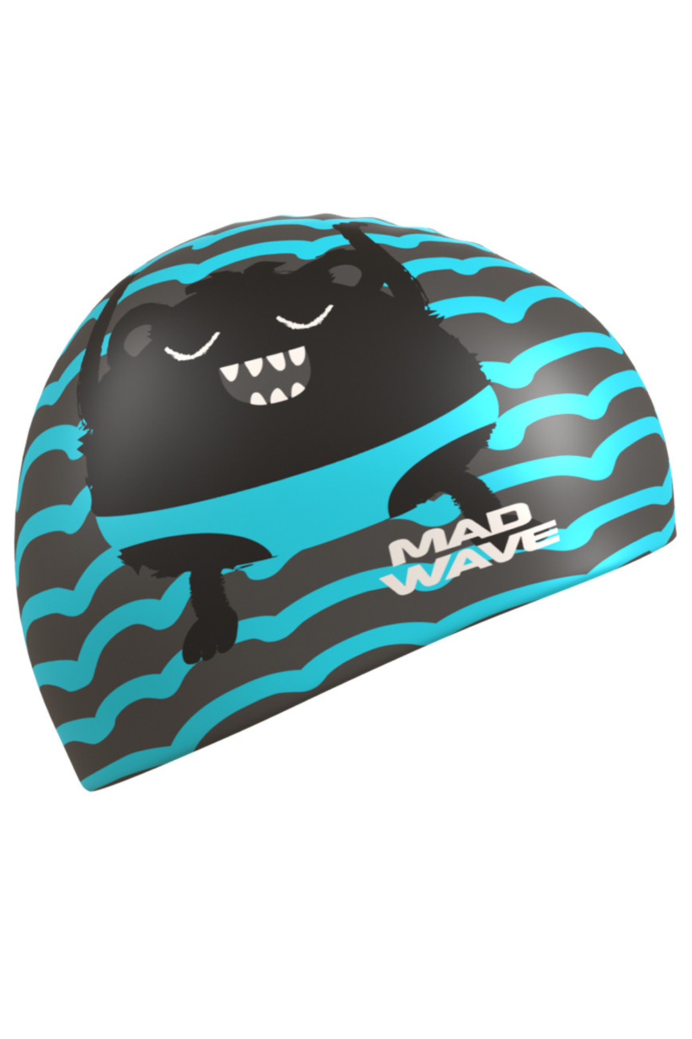 СИЛИКОНОВАЯ ШАПОЧКА ДЛЯ ПЛАВАНИЯ MADWAVE MONSTER
