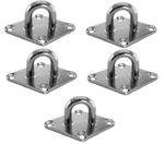 Пластины ромб 43*70 мм (5 штук) CIM с U-скобой из нержавеющей стали