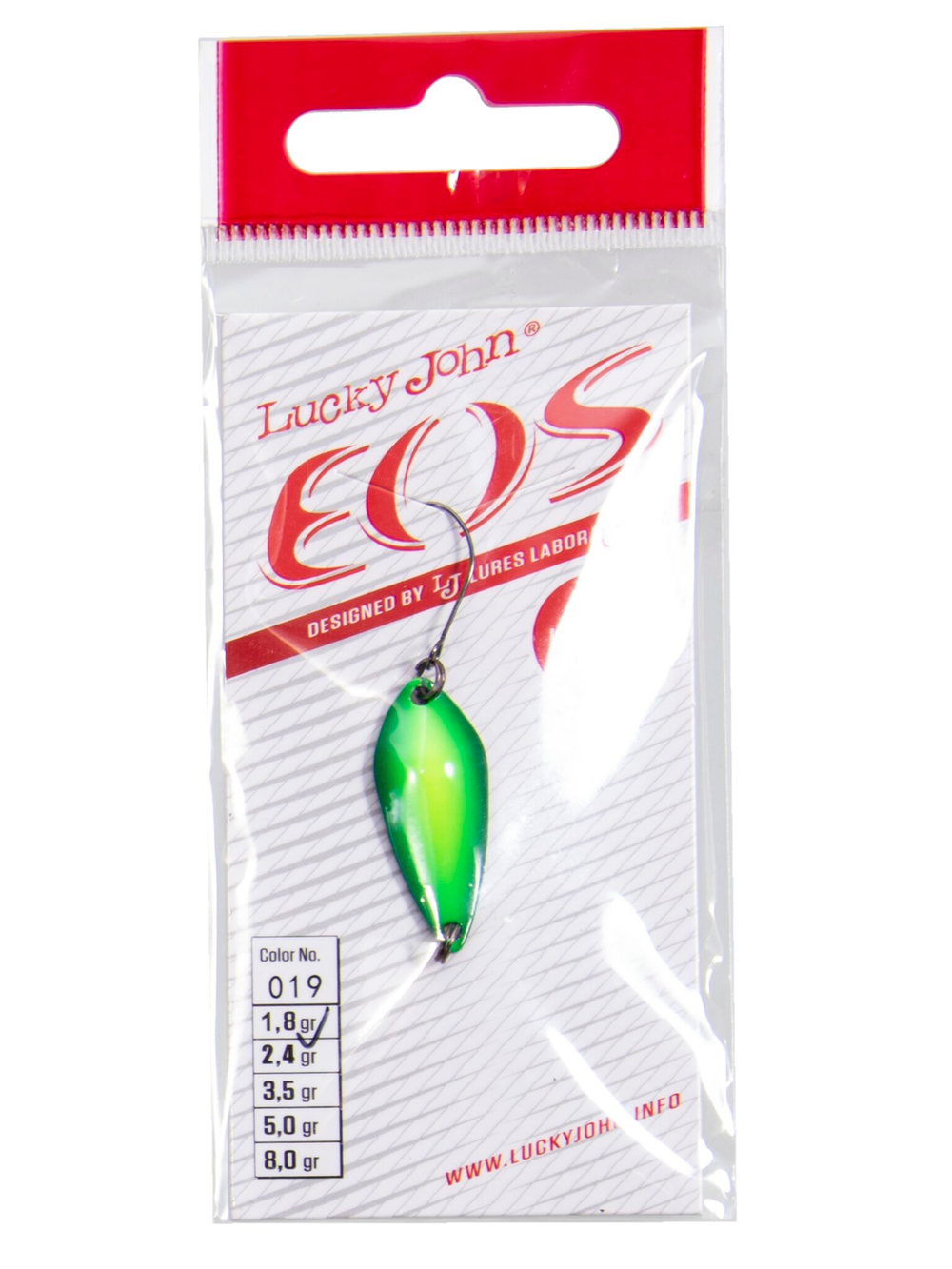 Блесна колеблющаяся Lucky John EOS длин.25мм/01.8г 019