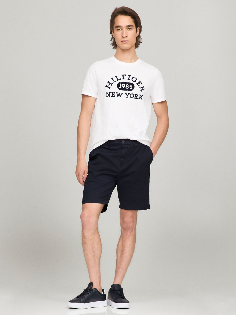 Футболка Tommy Hilfiger Varsity Monotype Logo Optic White TH