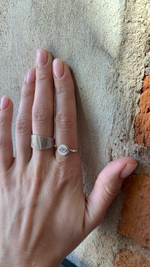 кольцо-печатка open eye