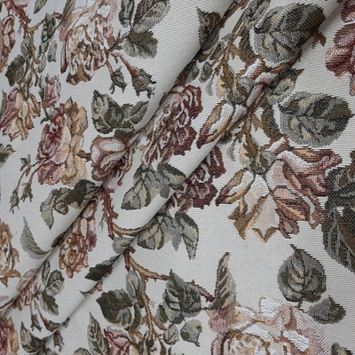 Мебельная ткань гобелен на отрез Старинные розы (160 см) - 1 м.
