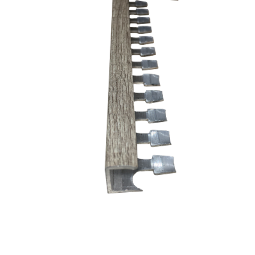 АПLг 10мм "DO-4" 2,7м Дуб дымчатый (46) L-об. гибкий ламинир. алюм.