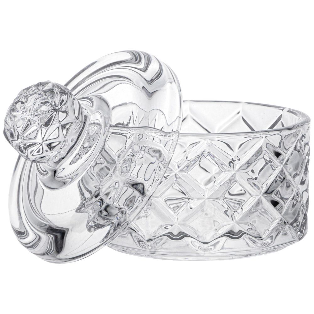 ЕМКОСТЬ ДЛЯ ХРАНЕНИЯ LEFARD С КРЫШКОЙ "DIAMANT" 8*9,5 СМ, 180 МЛ