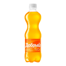 Добрый Газ.Вода 0,5/24 АПЕЛЬСИН ПЭТ