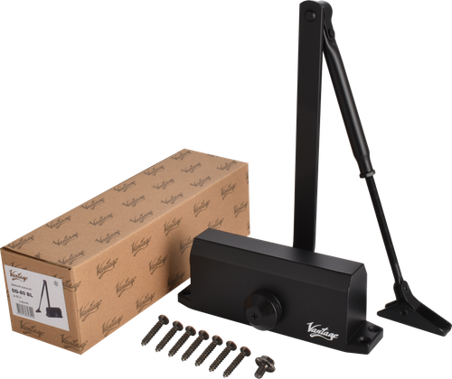 Дверной доводчик DD-80BL (черный)