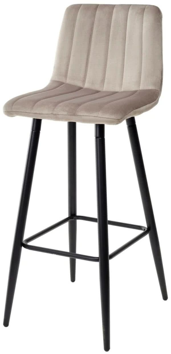 Стул барный  San Remo бежевый/черный