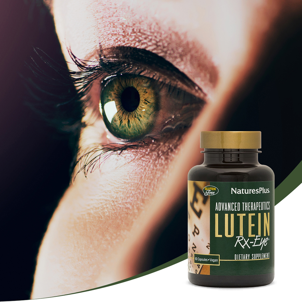 NaturesPlus, Advanced Therapeutics Lutein RX-Eye, лютеин для здоровья глаз, 60 капсул