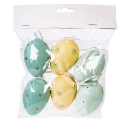 GAEM Набор из 6-ти изделий декоративных подвесных "Яйцо" (4*6,5), L16 W4 H17,5 см