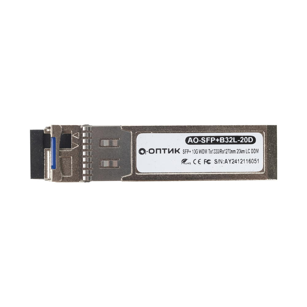 Трансивер А-Оптик AO-SFP+B32L-60D
