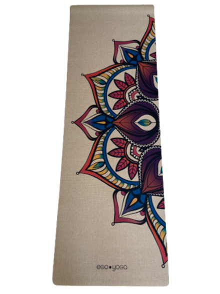 Джутовый коврик для йоги Mandala Jute Color 181*61*0,3 см