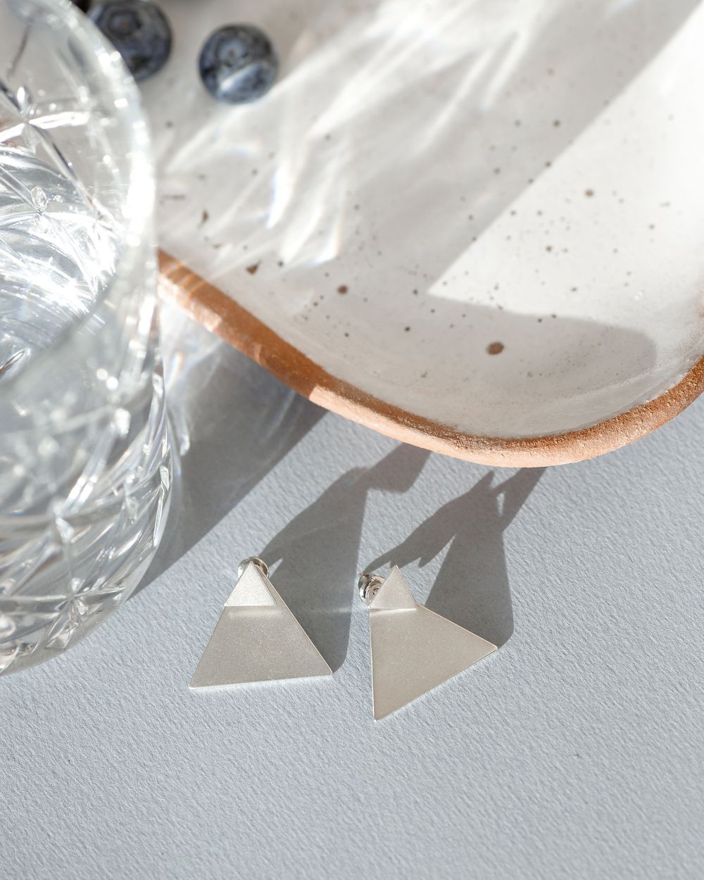 Серьги Double Triangle Jackets