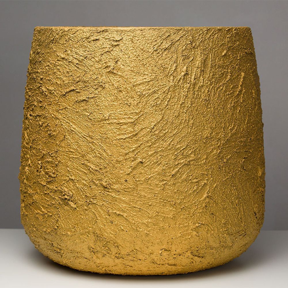 Кашпо CONE GOLD MAX D50 H54