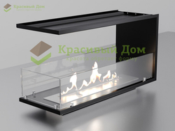 Торцевой биокамин 1000