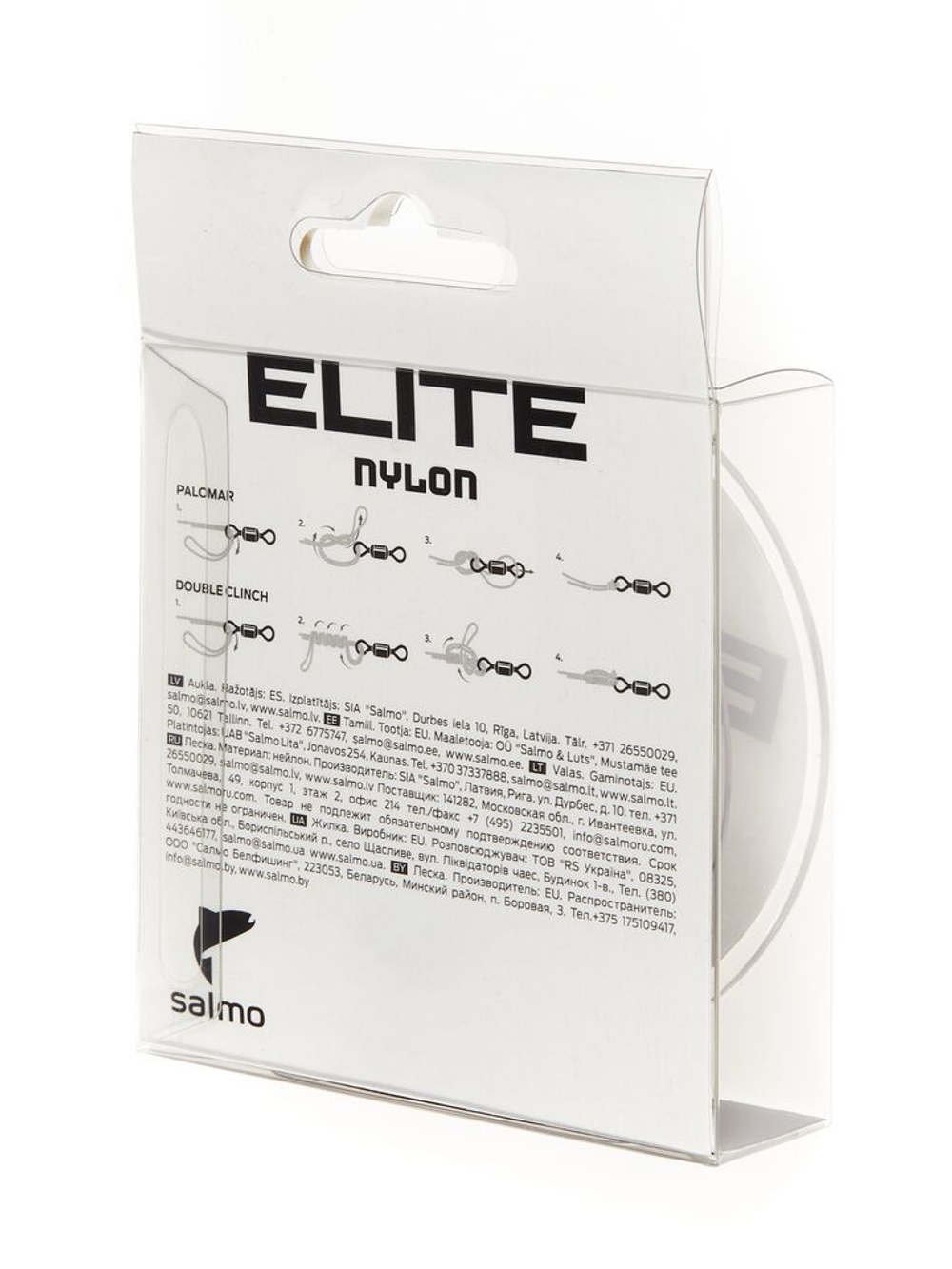 Леска монофильная SALMO Elite Fluoro Coated Nylon, 100 м, 0,17 мм, прозрачная