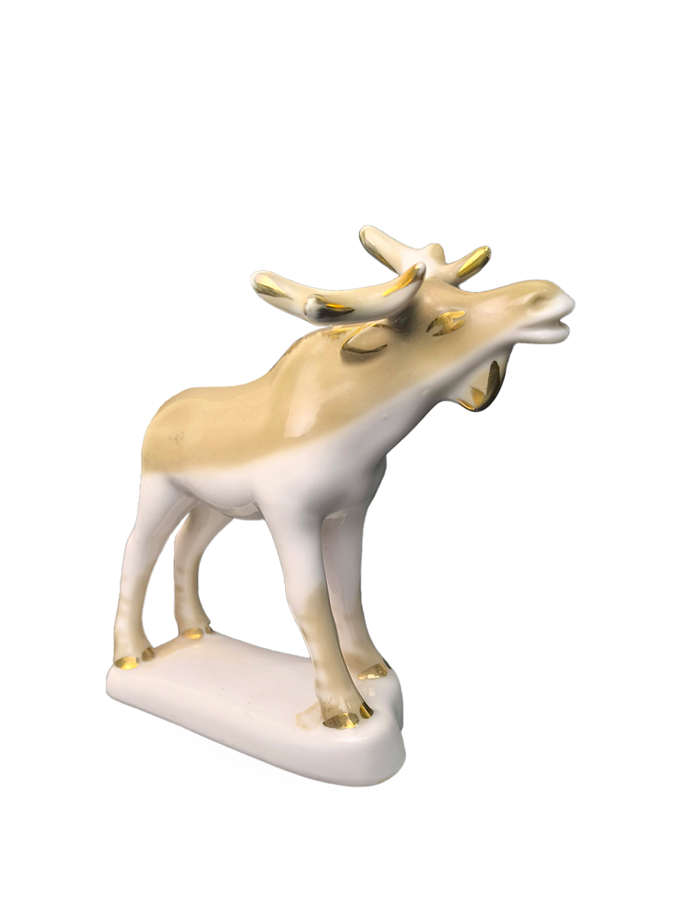 Фарфоровая статуэтка "Лось" Полонский ЗХК