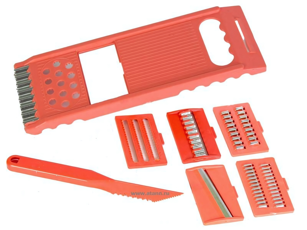 Терка для корейских салатов с насадками, 2044