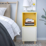 Комбинация для хранения - EKET IKEA/ ЭКЕТ ИКЕА,  80х70х35 см,  желтый/белый