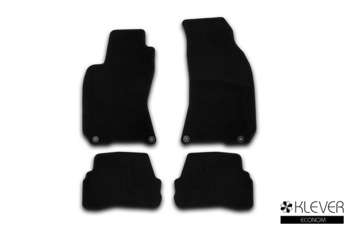 Коврики в салон Klever Econom VOLKSWAGEN Passat B5 АКПП 1996-2001, 2000-2005, седан, 4 шт. (текстиль) Klever.KLEVER01510901200K