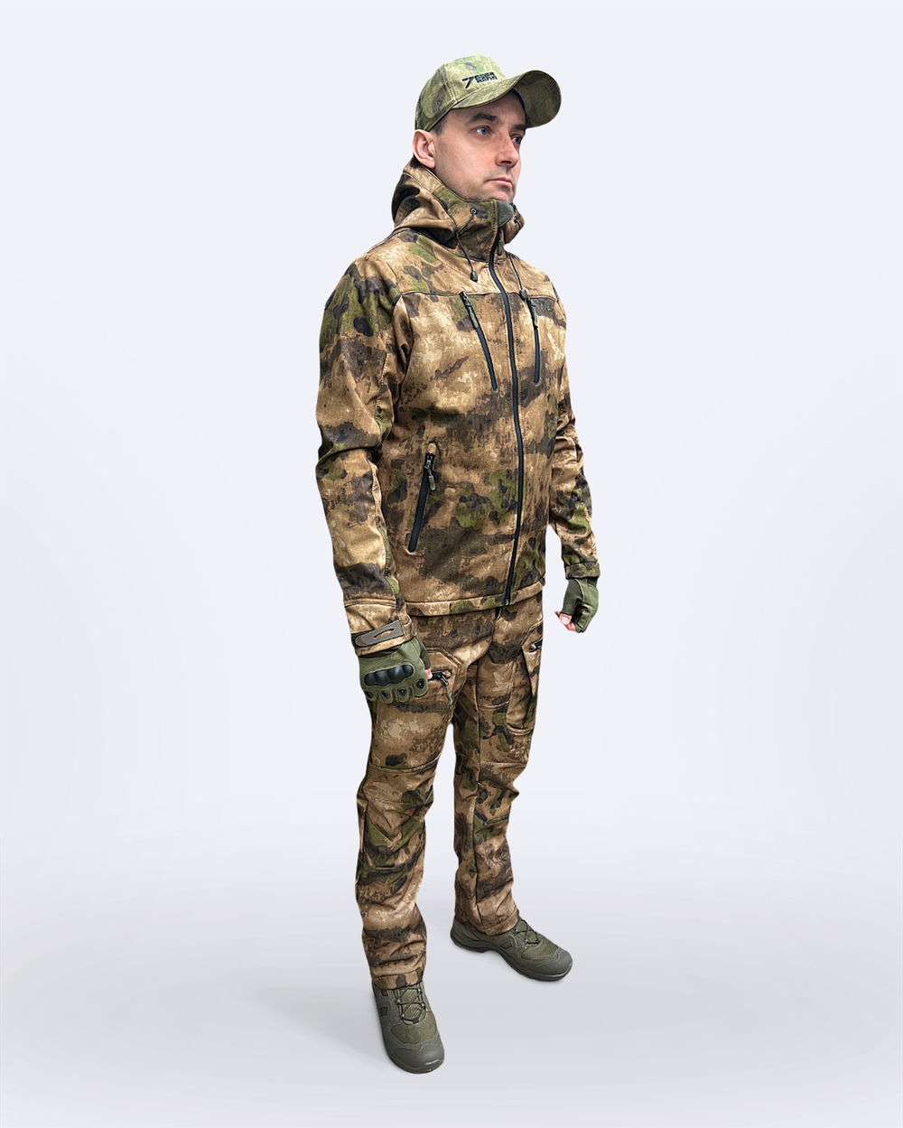 Костюм BOND Snow Bars Зелёный лес — демисезонный софтшелл