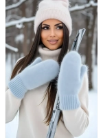 Варежки зимние теплые пушистые ангора