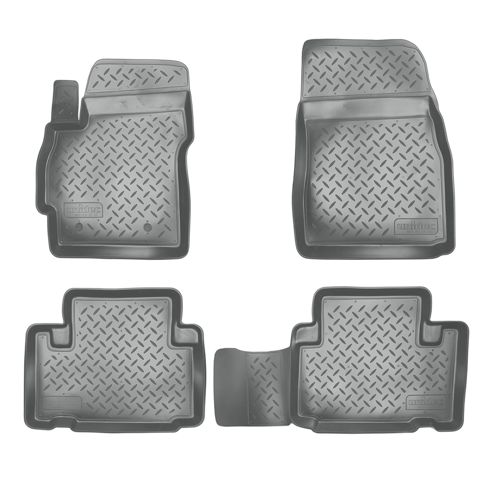 Ковры в салон Norplast/Unidec для Mazda 5 (2004-2010)Полиуретан,Серый, арт.NPL-Po-55-05-G