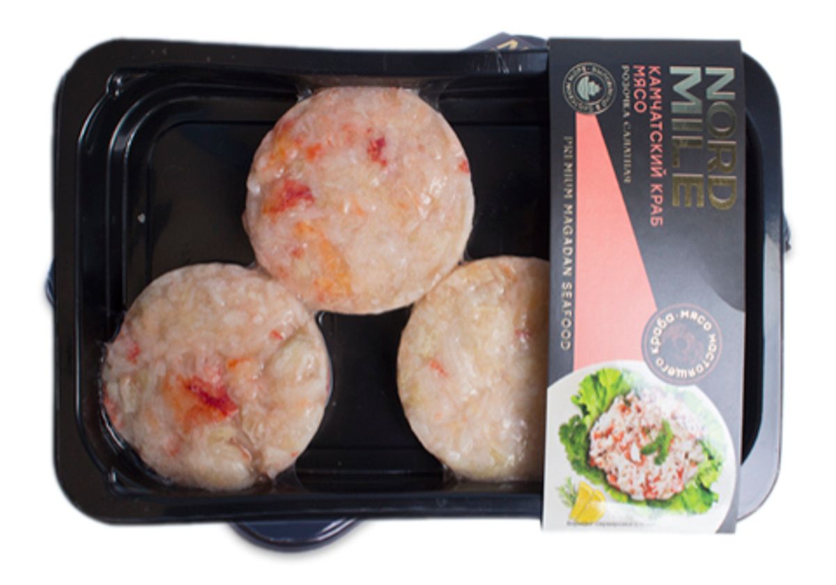 Мясо камчатского краба, роза салатная Nord Mile, 300г