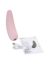 Вакуумно-волновой стимулятор Satisfyer Curvy 2+ с возможностью управления через приложение розовый
