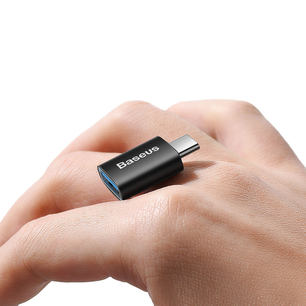 Адаптер Baseus Ingenuity Series Mini OTG Adaptor Type-C to USB-A 3.1 - Black