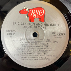 Винтажная виниловая пластинка LP Eric Clapton Another Ticket (USA 1981)