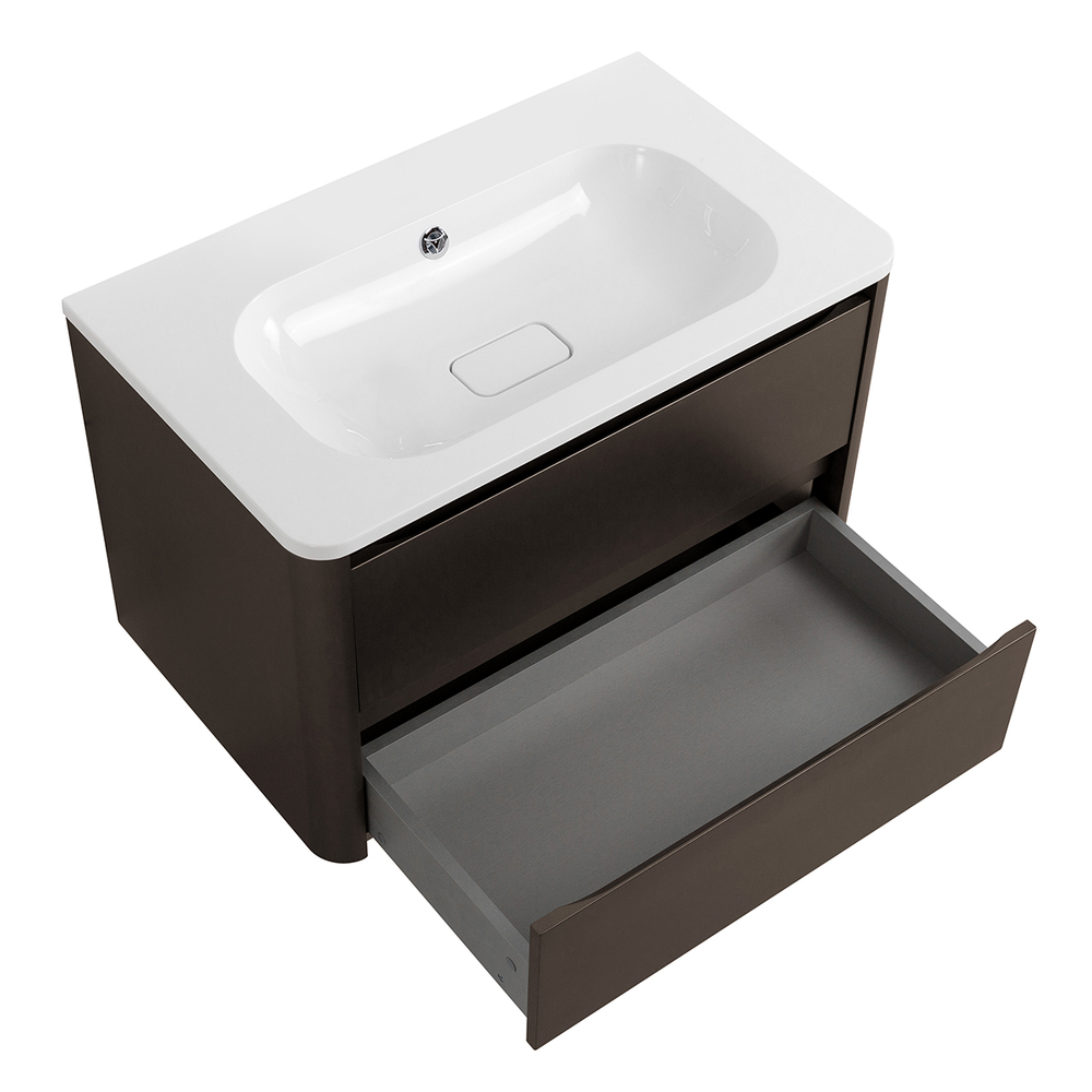 Мебель для ванной Cezares RELAX 80 Оружейная сталь RELAX-800-2C-SO-GM