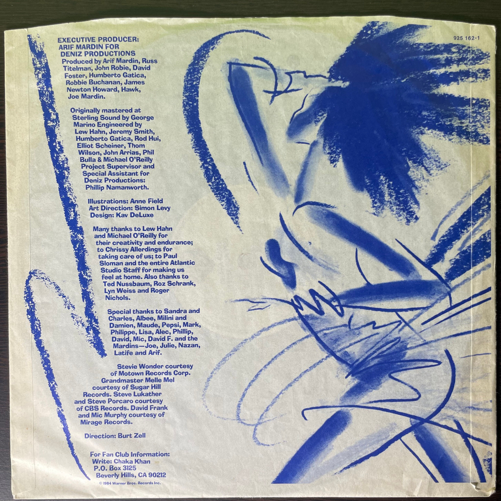 Chaka Khan - I Feel For You (Германия 1986г.)