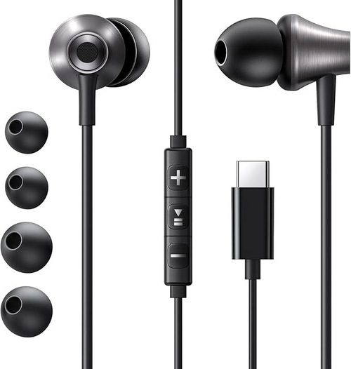 Проводные наушники UGREEN EP105 (35754) In-Ear Earphones Type-C. Цвет: черный
