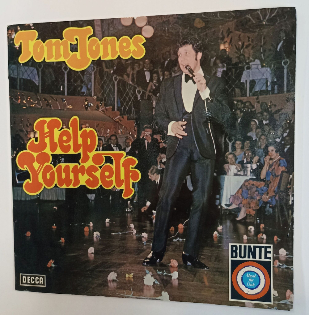 Винтажная виниловая пластинка LP Tom Jones Help Yourself (Germany 1968)
