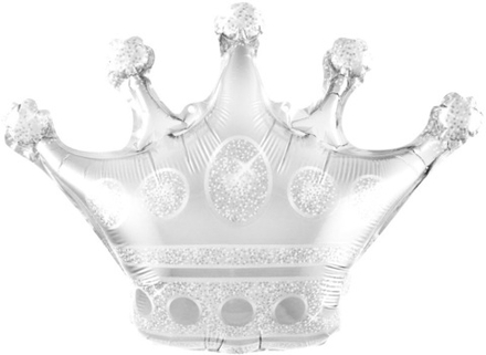 Шар Корона серебро