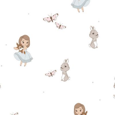 Девочки и зайки