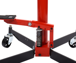 GTE-HTC13006 - Стойка трансмиссионная гидравлическая 0.6т h=1175-2000мм GTE - Трансмиссионная гидравлическая стойка GTE-HTC13006 с грузоподъемностью 0,6 т предназначена для снятия и установки узлов трансмиссии и дифференциалов легковых и грузовых автомобилей. Данная стойка является переносным подъемным устройством. Она может применяться при монтаже и демонтаже различных узлов и агрегатов. Является идеальным приспособлением для выполнения монтажных и ремонтных работ как в автомастерских, так и в частных гаражах.



Характеристики:

Грузоподъемность: 0,6 т
Ширина основания: 580 мм
Минимальная высота подъема: 1175 мм
Максимальная высота подъема: 2020 мм
Ширина подхвата: 230 мм
Спуск: ручной
Тип: гидравлическая


Особенности:

Компактность.
Высокая прочность.
Надежность в эксплуатации.
Небольшой вес.
Широкий диапазон вертикального перемещения.
Широкая база на колесах.