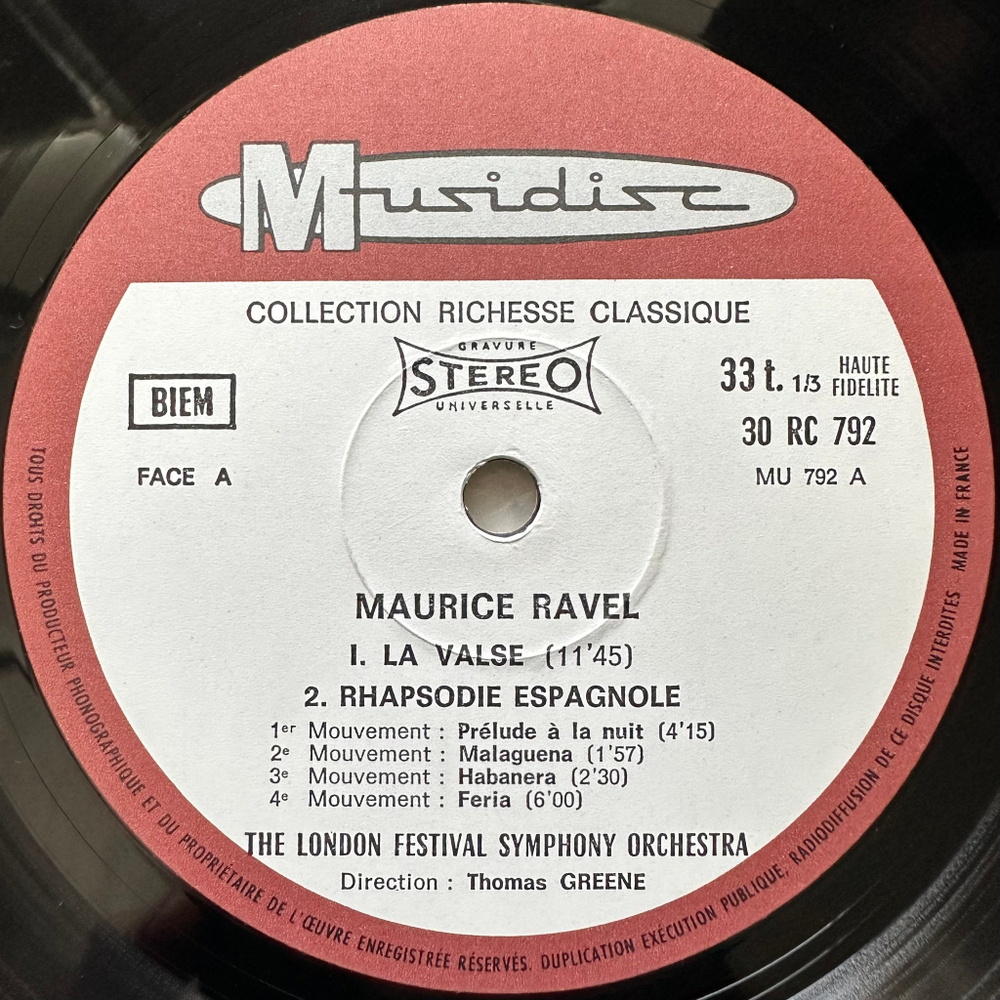 Равель - Вальс, Испанская рапсодия / Дебюсси - Иберия (Франция)Т