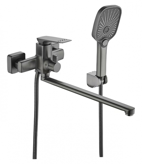 22020-P Смеситель для ванны (ГРАФИТ) HANSEN  (10/1шт)