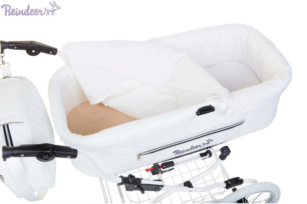 Детская коляска Reindeer Prestige Lily 3 в 1 (белый)