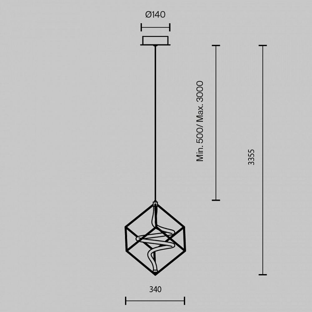Подвесной светильник Maytoni Membrane MOD345PL-L11BS3K