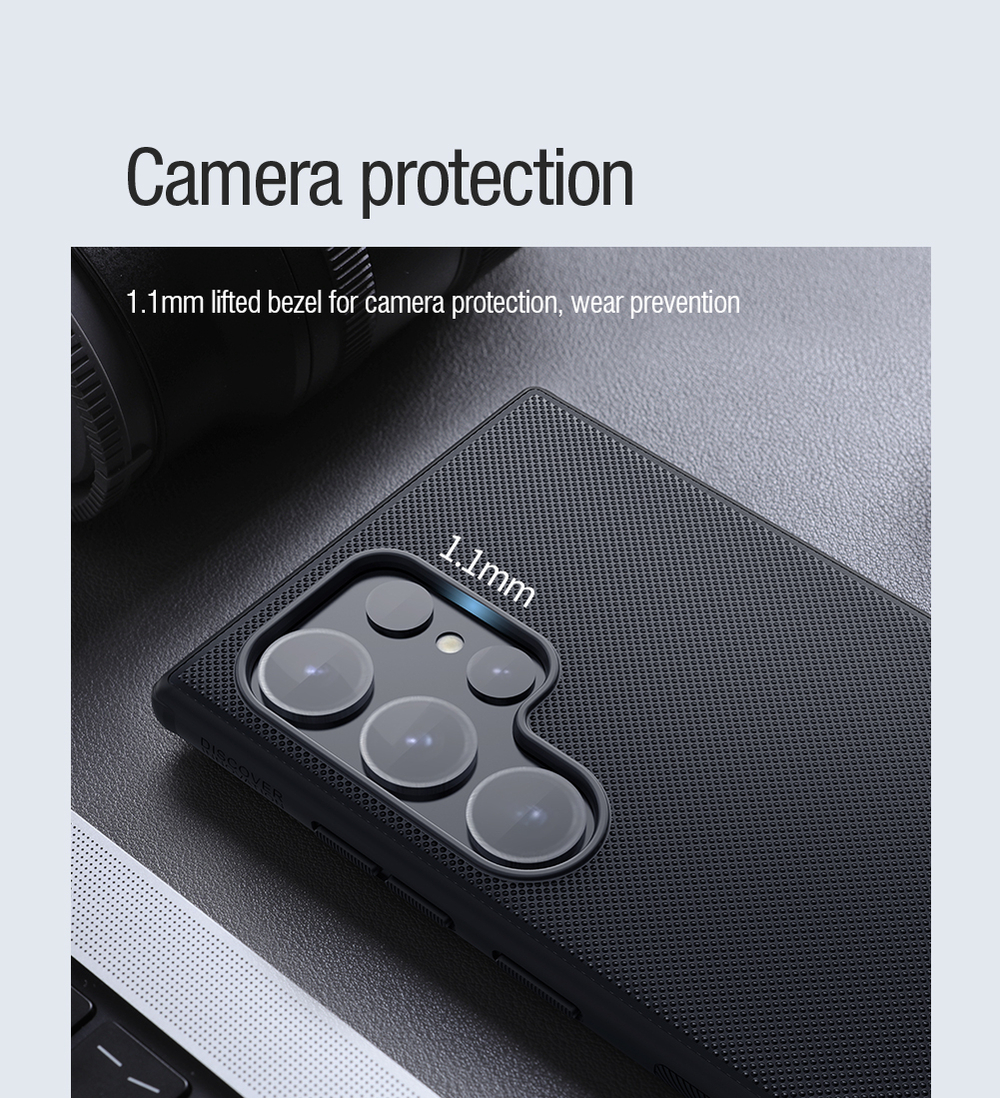 Чехол от Nillkin c поддержкой зарядки MagSafe для Samsung Galaxy S24 Ultra, серия Super Frosted Shield Pro Magnetic
