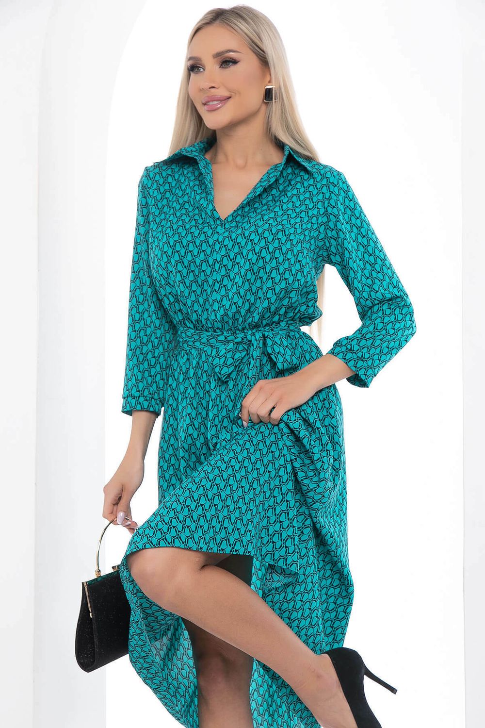 Платье "Бьянка" (изумруд) П8879 LT Collection (Акция)