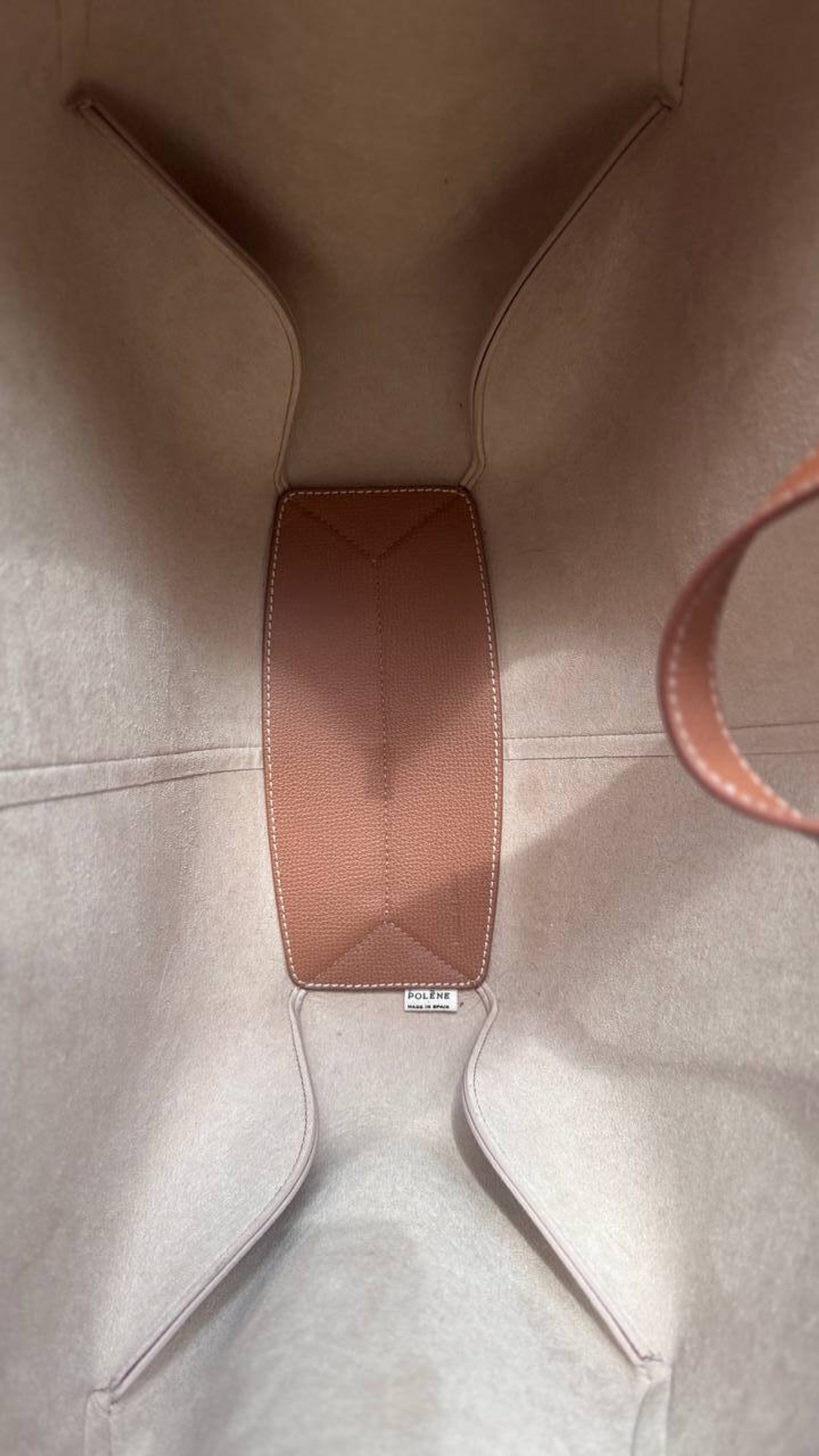 Сумка Polene Cyne Maxi Camel
